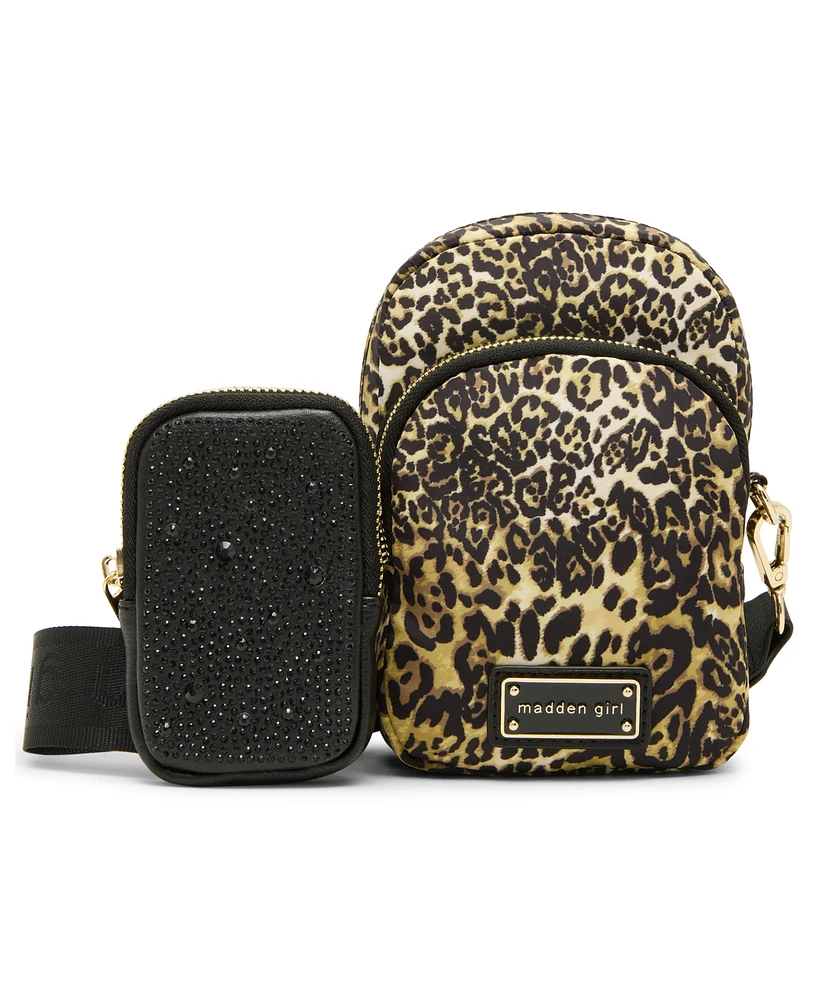 Madden Girl Baily North/South Mini Crossbody Bag