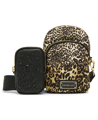 Madden Girl Baily North/South Mini Crossbody Bag