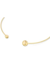 Calvin Klein Gold-Tone Stainless Steel Sculptural Bubbles Collar Necklace, 15-1/5"