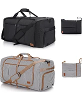 Urtala 120L Foldable Collapsible Travel Duffle Bag for Men and Women with Shoe Compartment