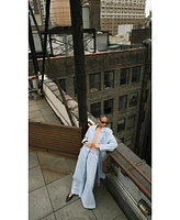 WeWoreWhat Women's Denim Blazer Jacket