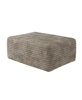 37.40"Sofa ottoman, No Assembly Required,Camel(Plush Corduroy Fabric)