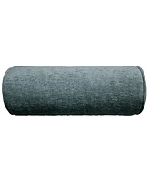 Edie@Home Delmonico Chenille Lumbar Neck Roll Decorative Pillow