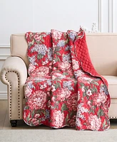 Greenland Home Fashions Cotton Reversible Quilted Throw, 50" x 60"