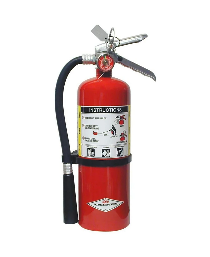Amerex B500, 5lb Abc Dry Chemical Fire Extinguisher with Aluminum Valve