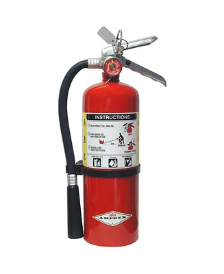 Amerex B500, 5lb Abc Dry Chemical Fire Extinguisher with Aluminum Valve