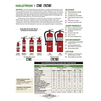 Amerex B386T, 5lb Halotron I Class B C Fire Extinguisher