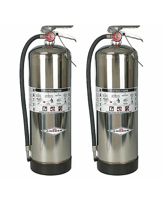 Amerex 240 2.5 Gallon Class A Water Fire Extinguisher with Aluminum Valve & Wall Hanger