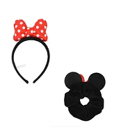 Disney Minnie Mouse 2-Piece Plush Headband & Scrunchie Set