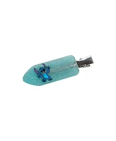 Disney Stitch Get Ready With Me 4-Piece Stitch & Angel Glitter Acrylic Hair Clip Set