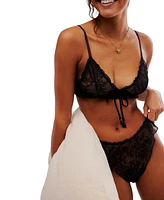 Free People Women's Gia Lace Tanga Underwear