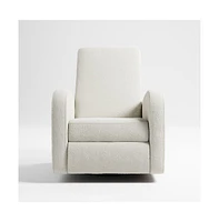 Storkcraft Santa Monica Power Recliner Swivel Glider (Ivory Boucle)