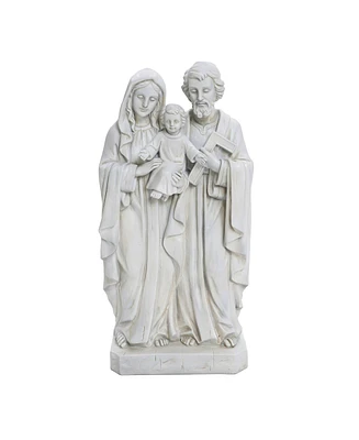 LuxenHome Off White Polyresin Holy Family 1.6-Feet Tall Statue