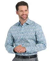 Nick Graham Men's Royal Paisley Dress Shirt