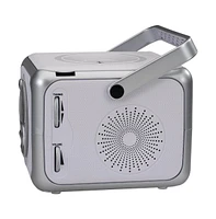 Jensen Cd555 Silver Portable Bluetooth Music System With Cd