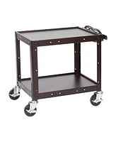 ECR4Kids Av Media Cart, Black