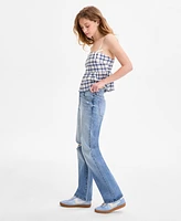 Celebrity Pink Juniors' Straight-Leg Jeans