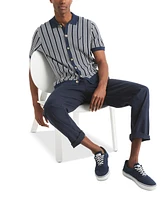 Nautica Men's Classic-Fit Stripe Sweater-Knit Polo Shirt