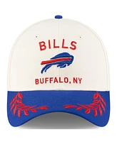 New Era Men's Cream/Royal Buffalo Bills 2025 Nfl Draft 39THIRTY Flex Hat