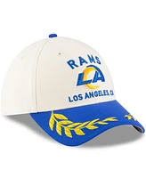 New Era Men's Cream/Royal Los Angeles Rams 2025 Nfl Draft 39THIRTY Flex Hat