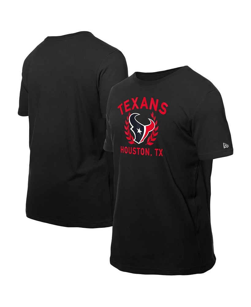 New Era Men's Black Houston Texans 2025 Nfl Draft T-Shirt