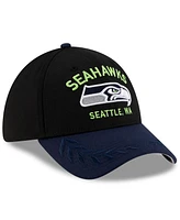 New Era Men's /College Navy Seattle Seahawks 2025 Nfl Draft 39THIRTY Flex Hat