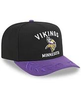 New Era Men's /Purple Minnesota Vikings 2025 Nfl Draft A-Frame 9FIFTY Snapback Hat