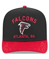 New Era Men's Black/ Atlanta Falcons 2025 Nfl Draft A-Frame 9FIFTY Snapback Hat