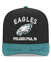 New Era Men's /Green Philadelphia Eagles 2025 Nfl Draft A-Frame 9FIFTY Snapback Hat