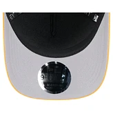 New Era Men's Black/Yellow Pittsburgh Steelers 2025 Nfl Draft 9FORTY A-Frame M-Crown Adjustable Hat