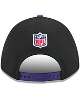 New Era Men's Black/Purple Baltimore Ravens 2025 Nfl Draft 9FORTY A-Frame M-Crown Adjustable Hat