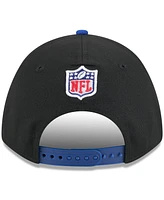 New Era Men's Black/Royal New York Giants 2025 Nfl Draft 9FORTY A-Frame M-Crown Adjustable Hat