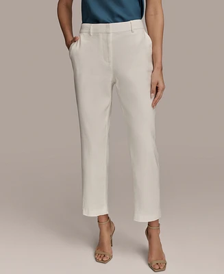 Donna Karan New York Women's Linen Blend Ankle Pants