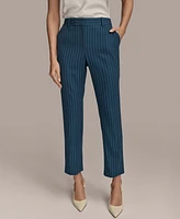 Donna Karan New York Women's Straight-Leg Pinstripe Pants