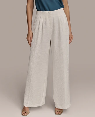 Donna Karan New York Women's Textured Wide-Leg Pants