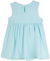 Rare Editions Baby Girls Tank Dress with Pockets & Headband, 2 Piece Set