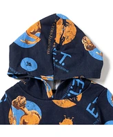 E.t. the Extra-Terrestrial Toddler Boys Et Toddler/child French Terry Pullover Hoodie and Pants Outfit Set Blue