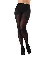 MeMoi Women's Semi-Opaque FirmFit Control Top Tights Mo-840