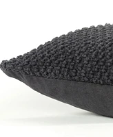 Rizzy Home Urban Farmhouse Solid Woven Decorative Pillow, 20" x