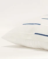 Rizzy Home Glam Striped Woven Decorative Pillow