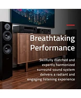 Fluance Elite High Definition Surround Sound Home Theater 5.0 Channel Speaker System including Floorstanding Towers, Center and Rear