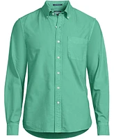 Lands' End Men's Traditional Fit Sail Rigger Oxford Shirt