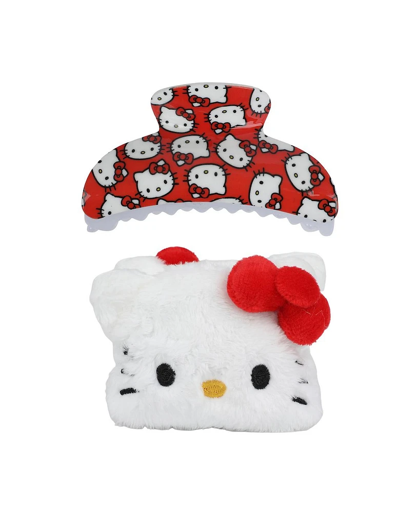 Hello Kitty 2-Pack Women's Hair Clip Set