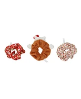 Hello Kitty Gingerbread Cat 3-Piece Scrunchie Set