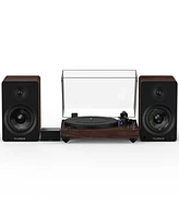 Fluance Reference RT84 High Fidelity Vinyl Turntable with PA10 Phono Preamp and Ai61 Powered 6.5" Bookshelf Speakers, Ortofon 2M Blue Cartridge, 120W