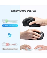 Ergonomic Wireless Mouse, TM209G 2.4G Vertical Ergonomic Optical Mouse with 3 Adjustable Dpi