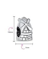 Bling Jewelry Holland Windmill Charm Bead in Oxidized Sterling Silver European Bracelets