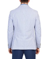 Tailorbyrd Men's Seersucker Stripe Sportcoat