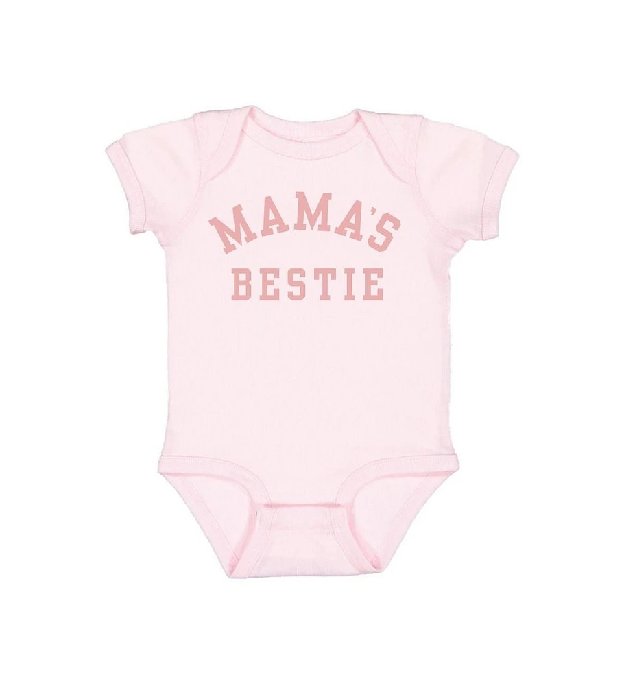 Sweet Wink Baby Girls Mama's Bestie Short Sleeve Bodysuit