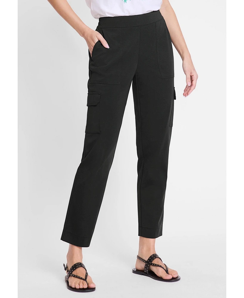 Olsen Women's Lisa Fit Cropped Cargo Pant